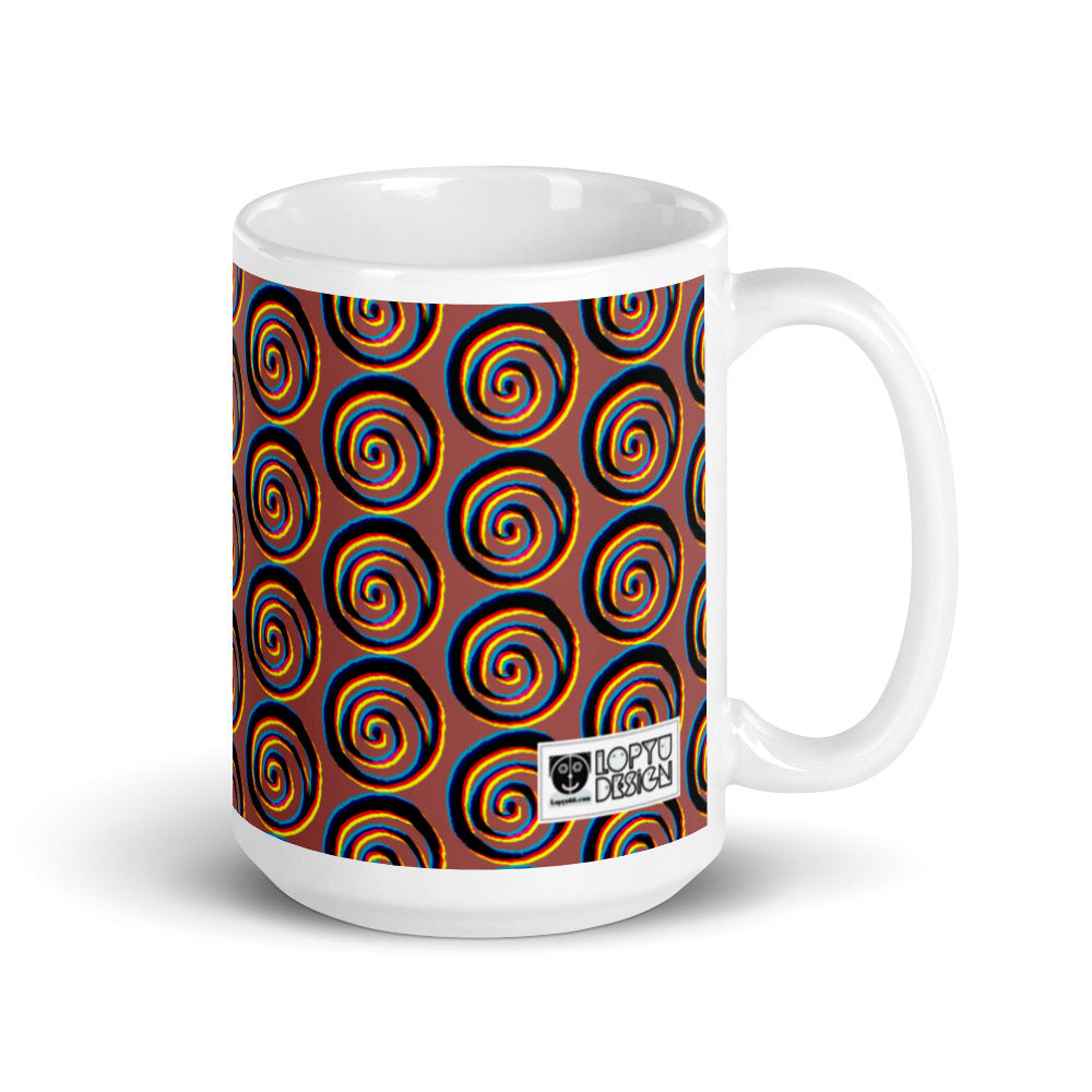 マグカップ（白）・パタフィジックうずまきココア【PD003- MG017】