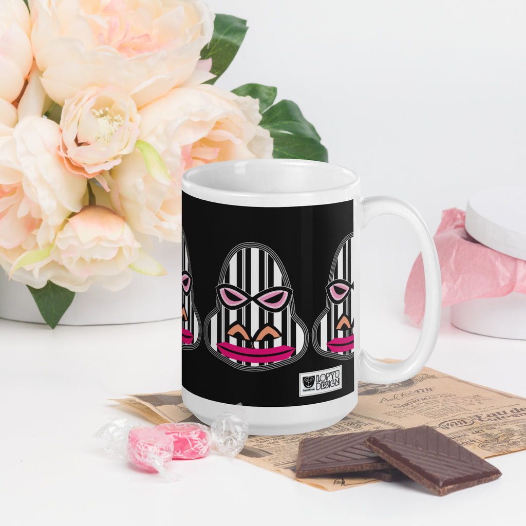 マグカップ（白）・ゴリラダダ【CA031- MG010】