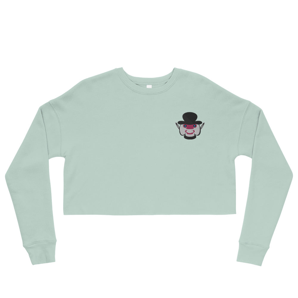 レディース クロップスウェットディラン刺繍【CA072- CPSL006】