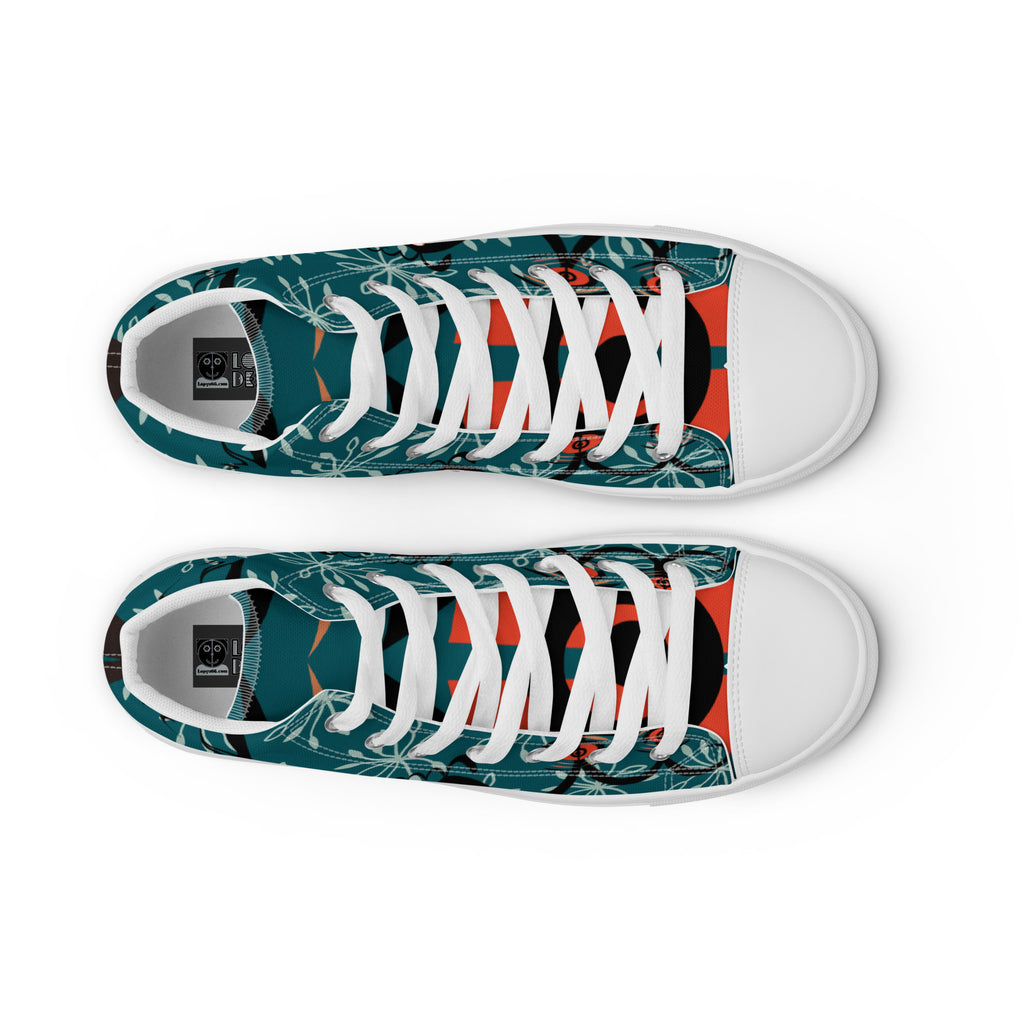 レディース ハイカットスニーカー・プルノウエメラルド【CA071- HCSL011】