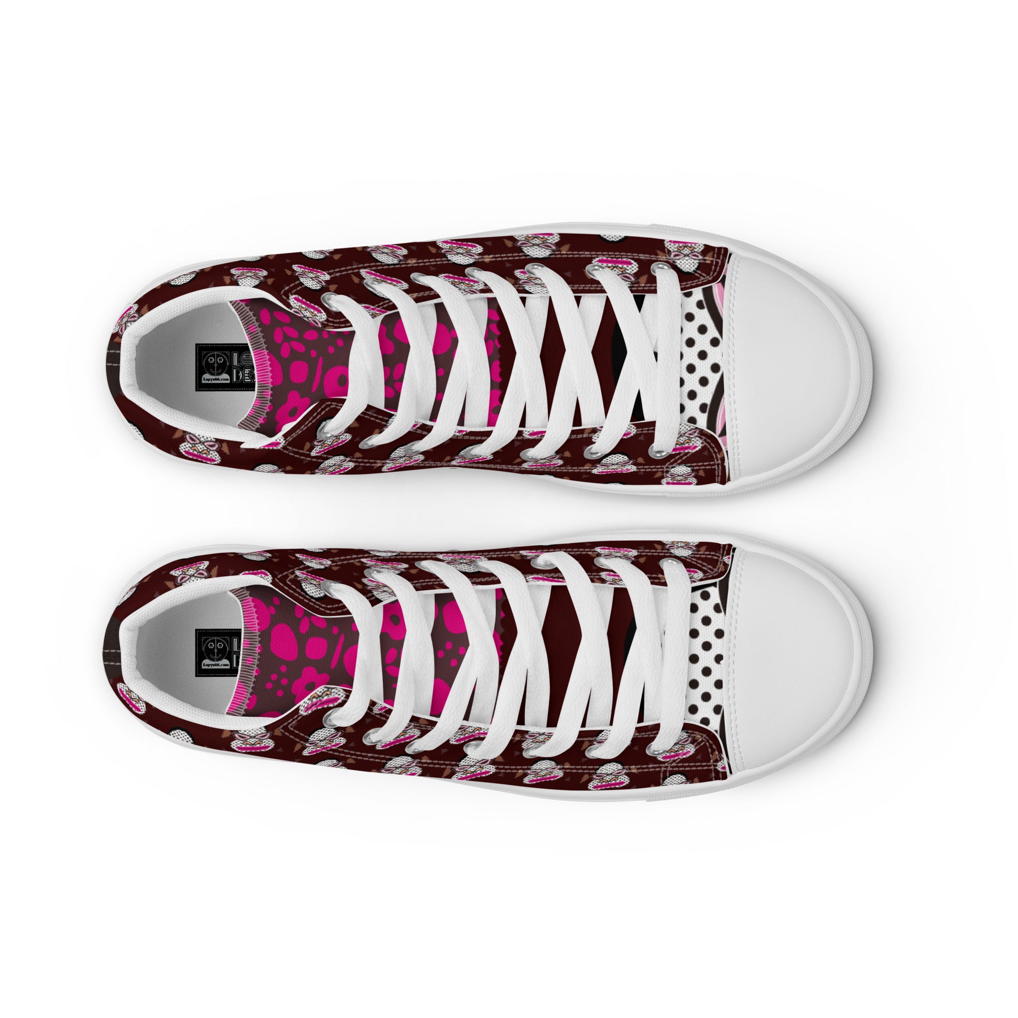 レディース ハイカットスニーカー･アフロゴリラダダ【CA076- HCSL014】